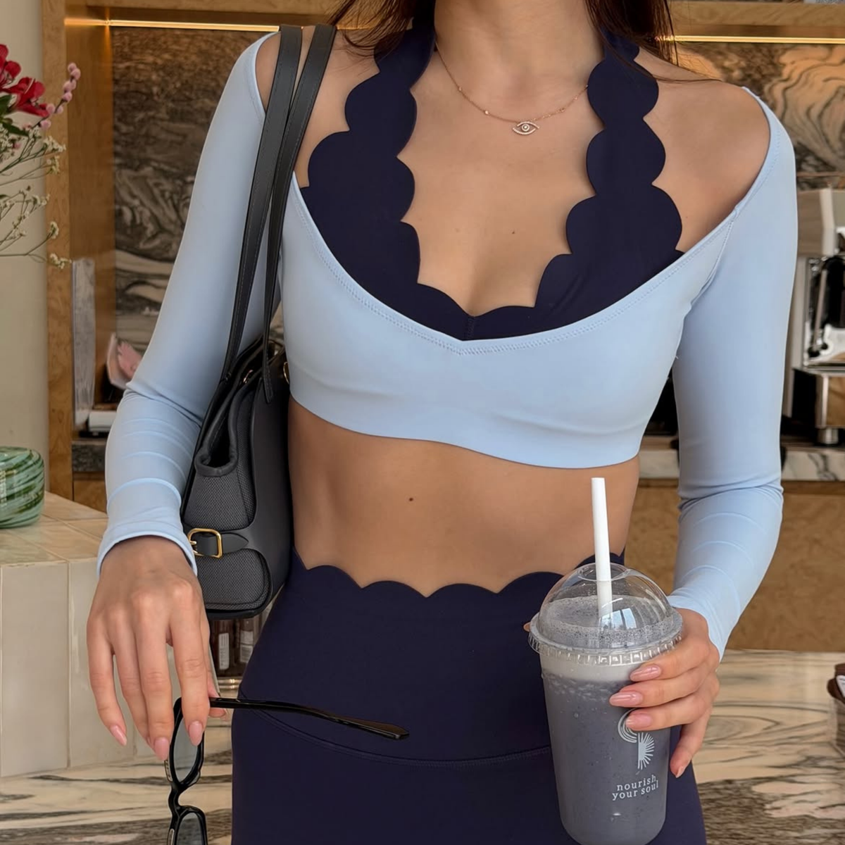 Crop top Wavy