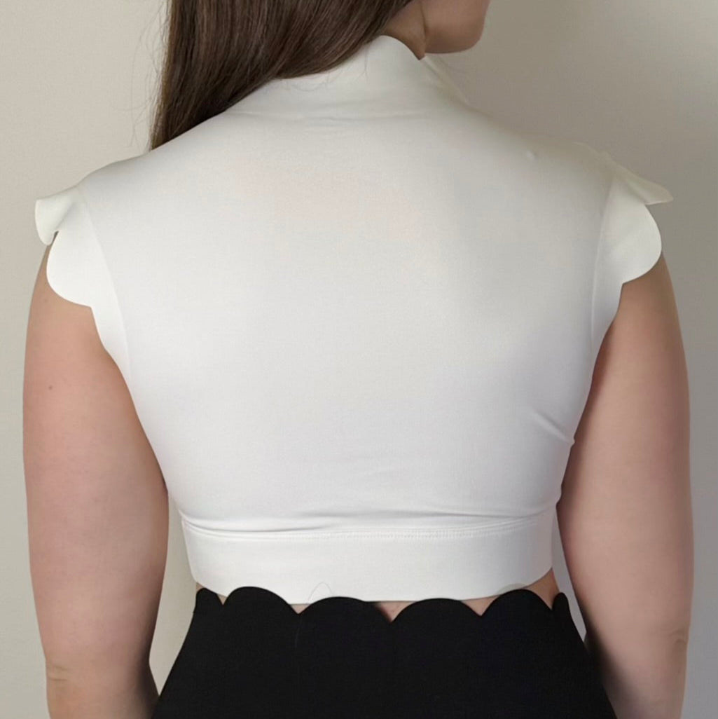 Top manches courtes Wavy