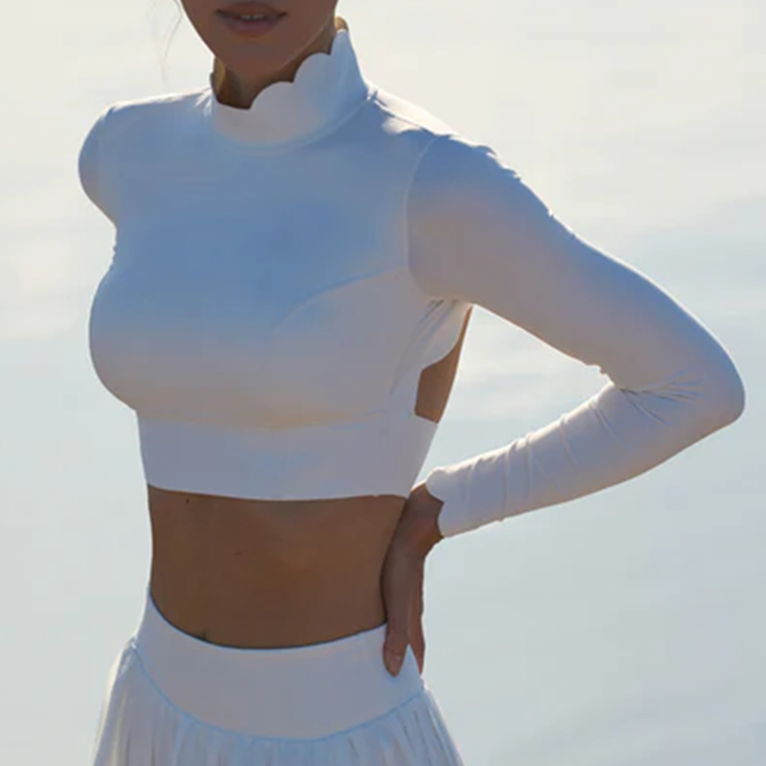 Top à manches longues Wavy