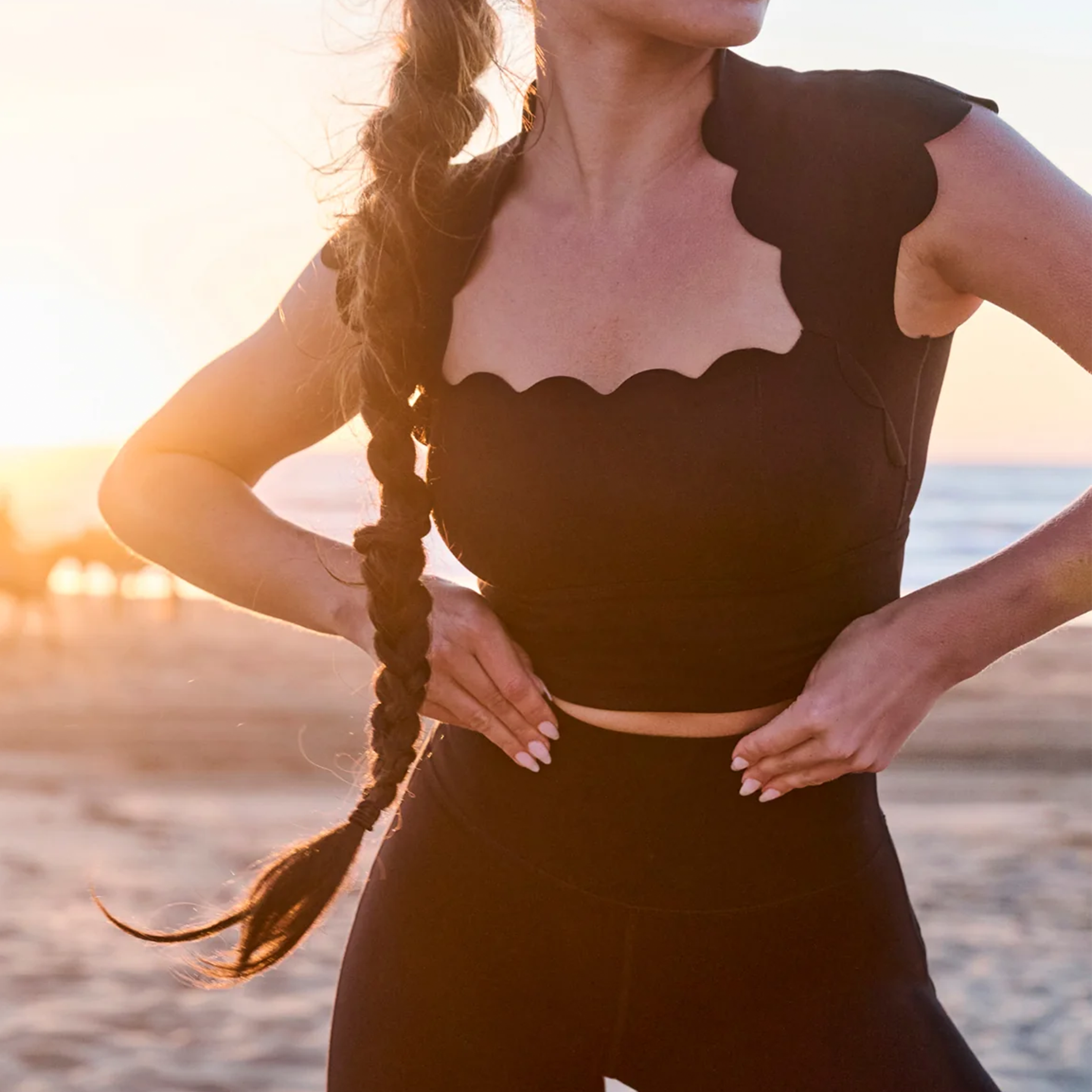 Top manches courtes Wavy