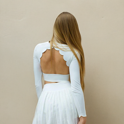 Top à manches longues Wavy