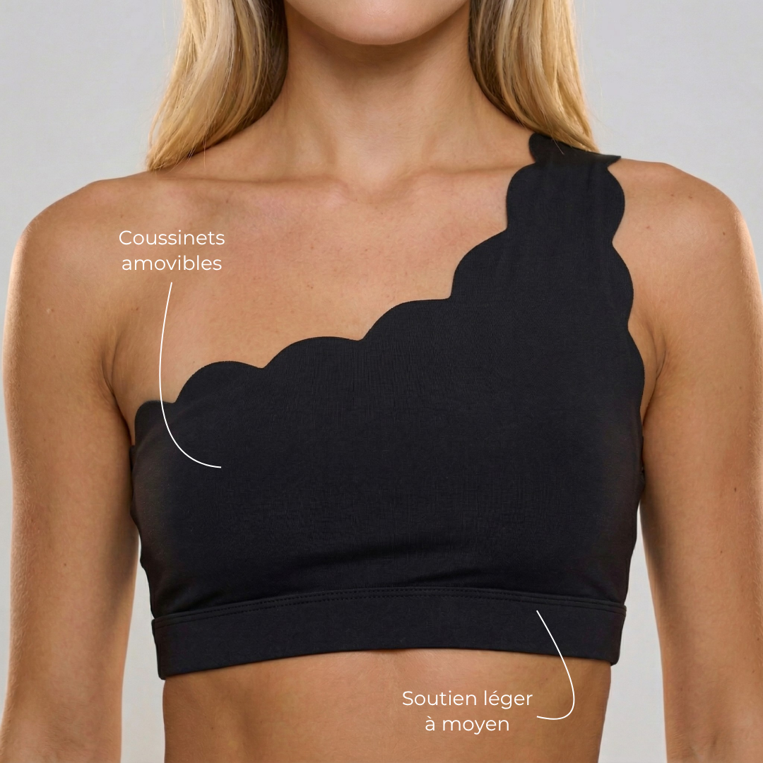 Brassière asymétrique Wavy
